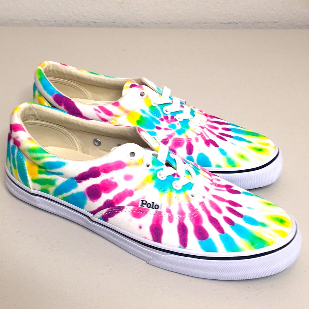 Polo Thornton Rainbow Tie dye sneaker- Rare!!